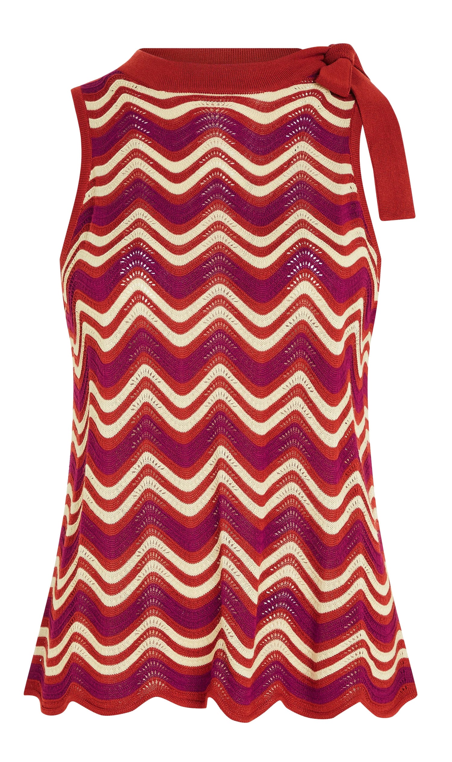 0King_Louie_BOW_TOP_GROOVELAND_Vintage_AJOUR_Wellen_Schluppen_STRICK_Oberteil_TOP_-_UmbreUUZN6C0sd2uI1