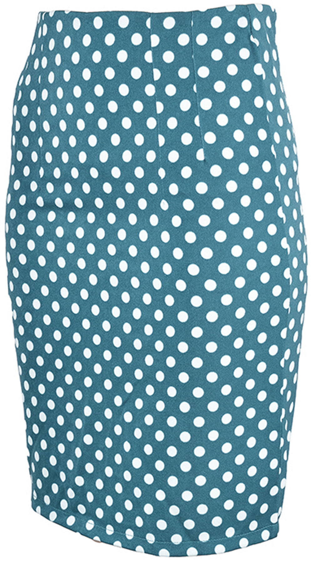 1Edler_Retro_POLKA_DOTS_50s_Punkte_Pin_Up_Pencil_SKIRT_Rock_-_Petrol_killer_kirsche_2