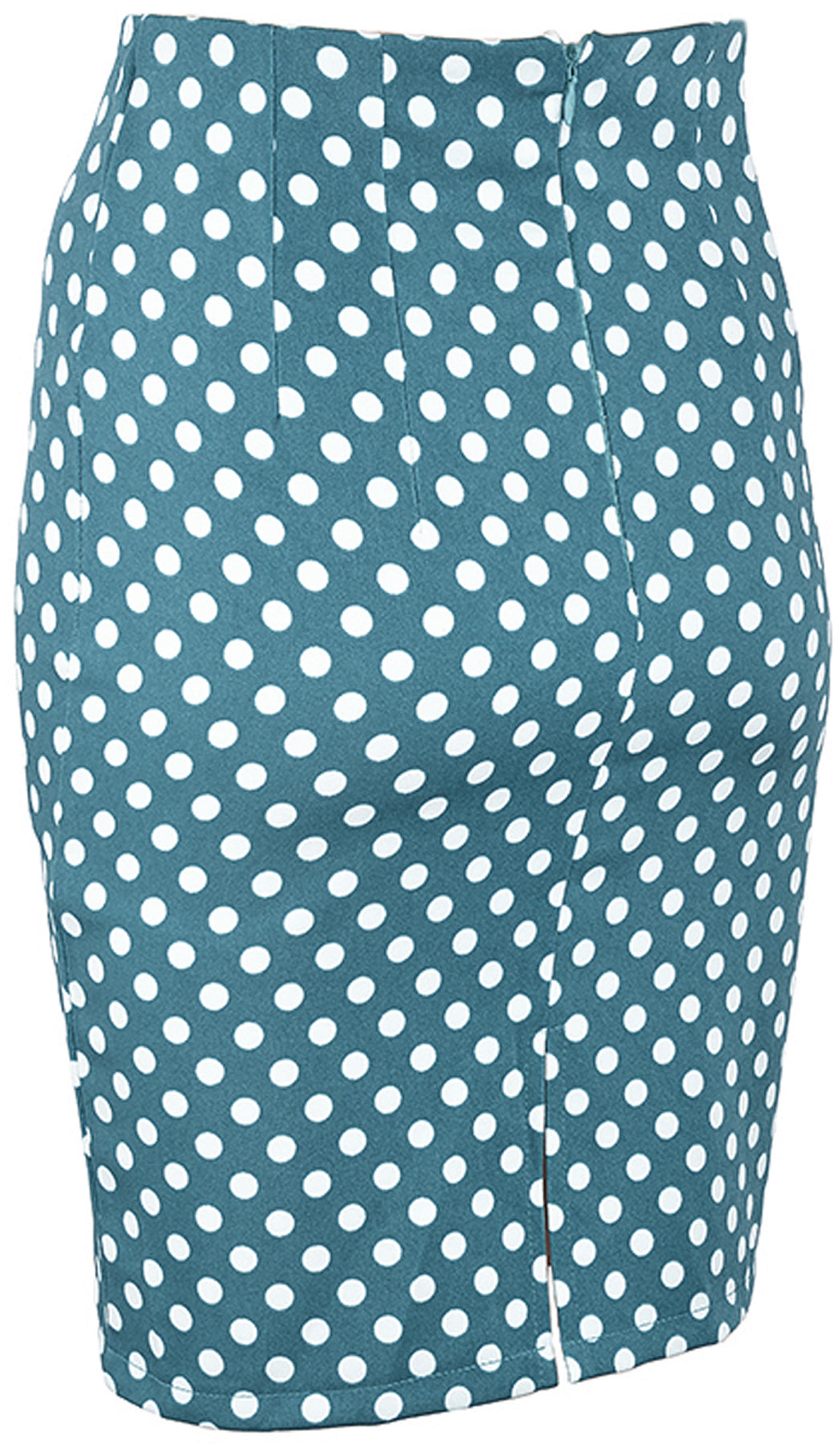 1Edler_Retro_POLKA_DOTS_50s_Punkte_Pin_Up_Pencil_SKIRT_Rock_-_Petrol_killer_kirsche_4