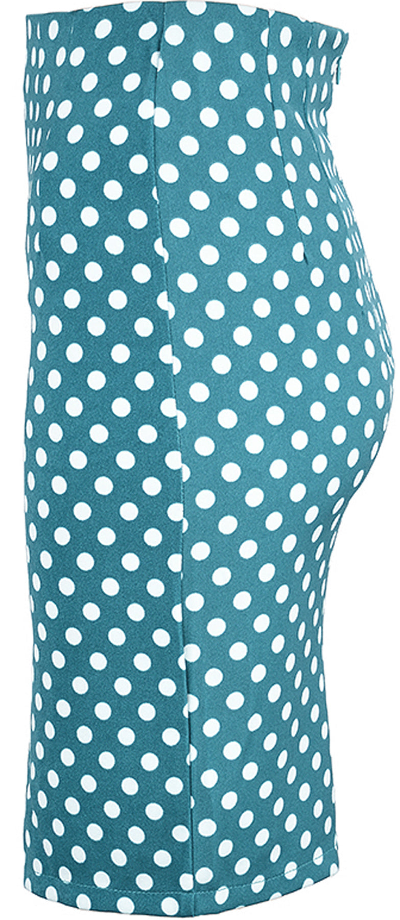 1Edler_Retro_POLKA_DOTS_50s_Punkte_Pin_Up_Pencil_SKIRT_Rock_-_Petrol_killer_kirsche_6