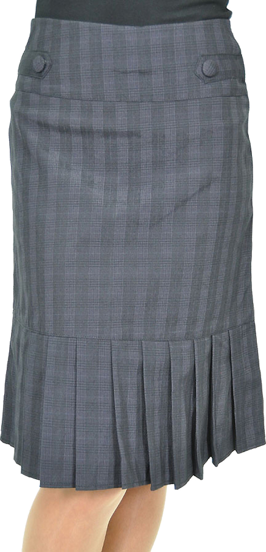 40s_PIN_UP_Pencil_GRANDPA_Karo_ROCK_mit_Falten_killer_kirsche