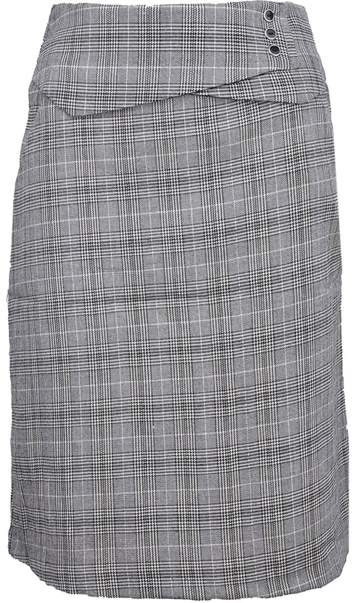 40s_Tartan_Karo_ROCK_mit_breitem_Bund_killer_kirsche