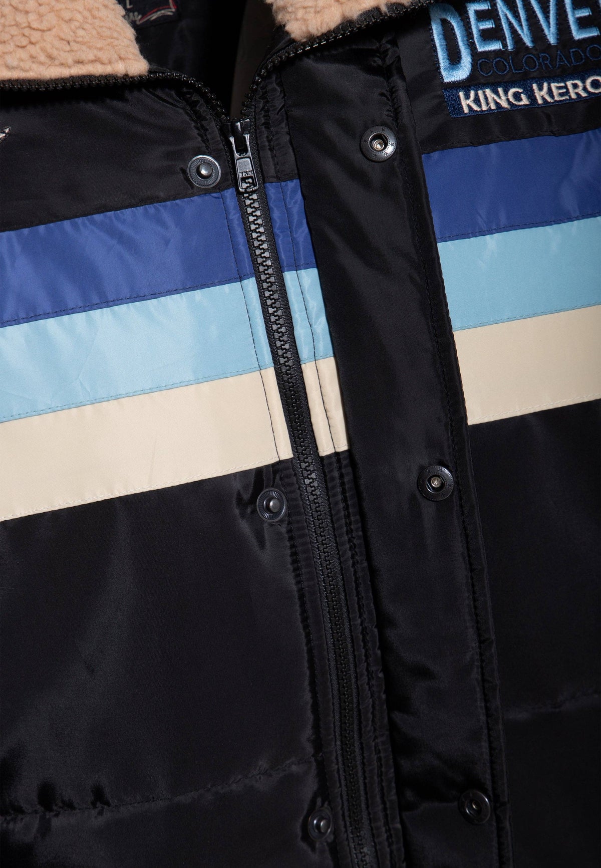 King Kerosin «Motor Traveller» Oldschool Retro Denver-Colorado Steppjacke / Winterjacke