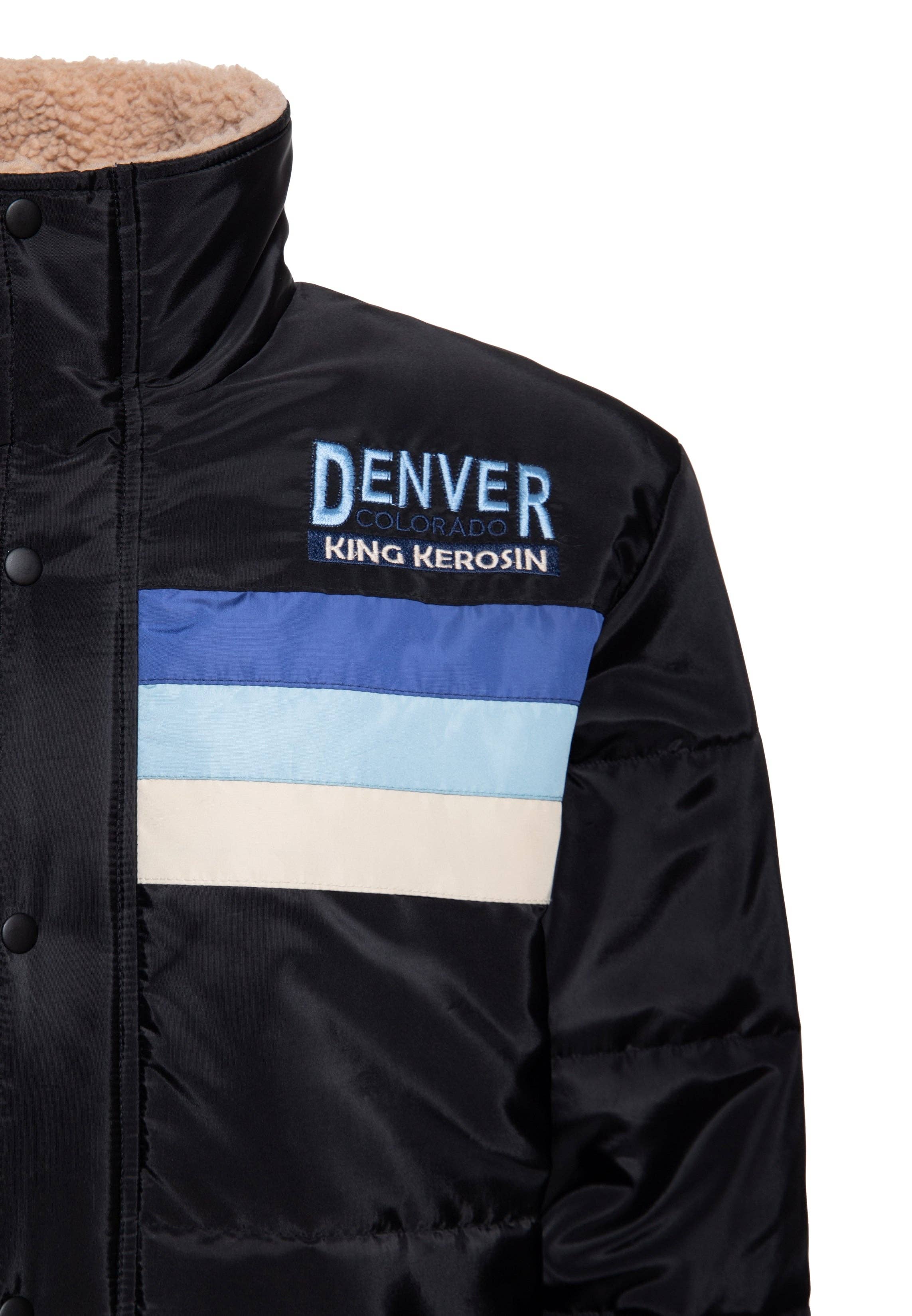 King Kerosin «Motor Traveller» Oldschool Retro Denver-Colorado Steppjacke / Winterjacke
