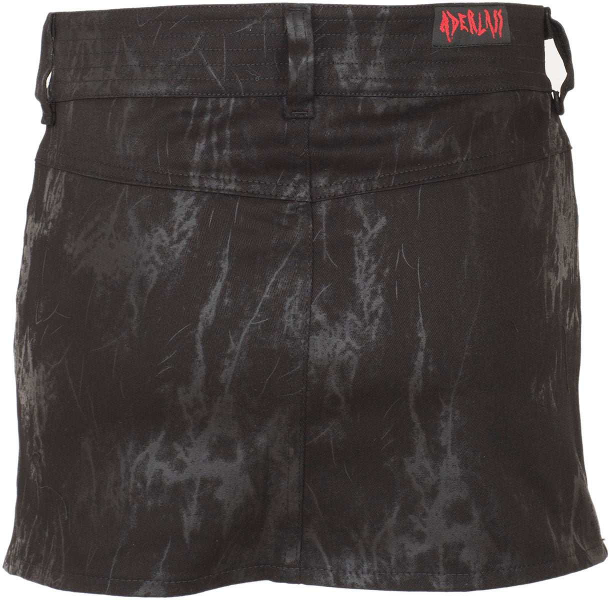 Aderlass_ROCKSTAR_Art_DENIM_Patch_Pencil_MINI_Skirt_ROCK_-_Schwarz-4