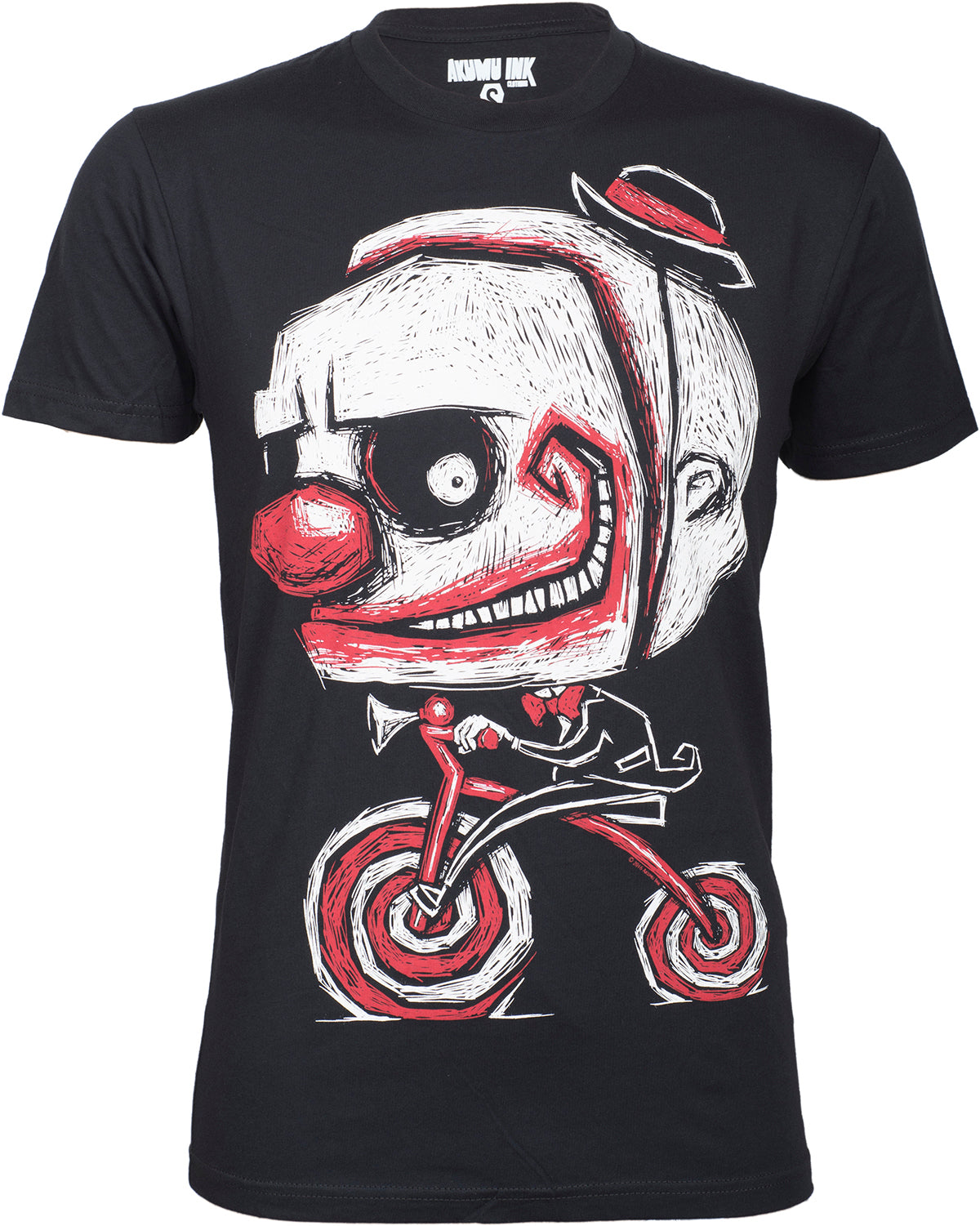 Akumu_Ink_CREEP_THE_CLOWN_Bicycle_Creepy_Men_SHIRT_Oberteil