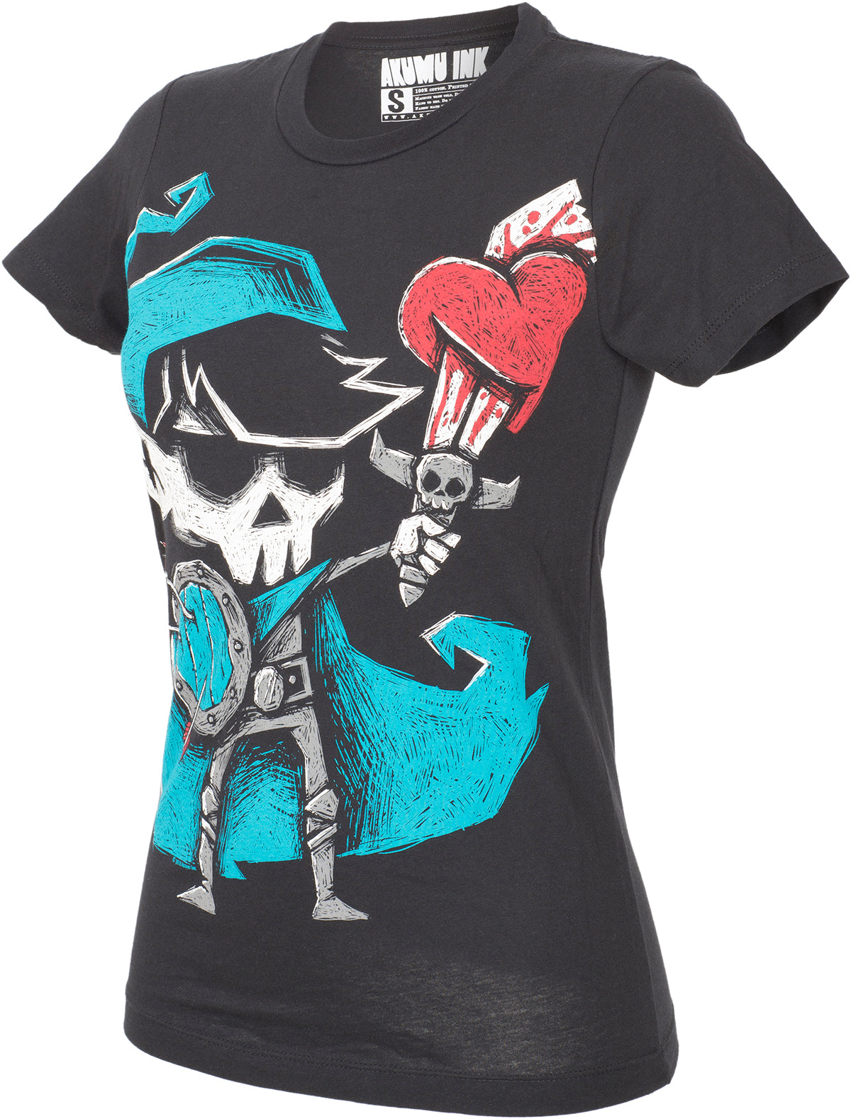 Akumu_Ink_GAME_CHANGER_Heart_Warrior_Kurzarm_WOMEN_T-SHIRT_Oberteil-3nWfLJA9WVooCt