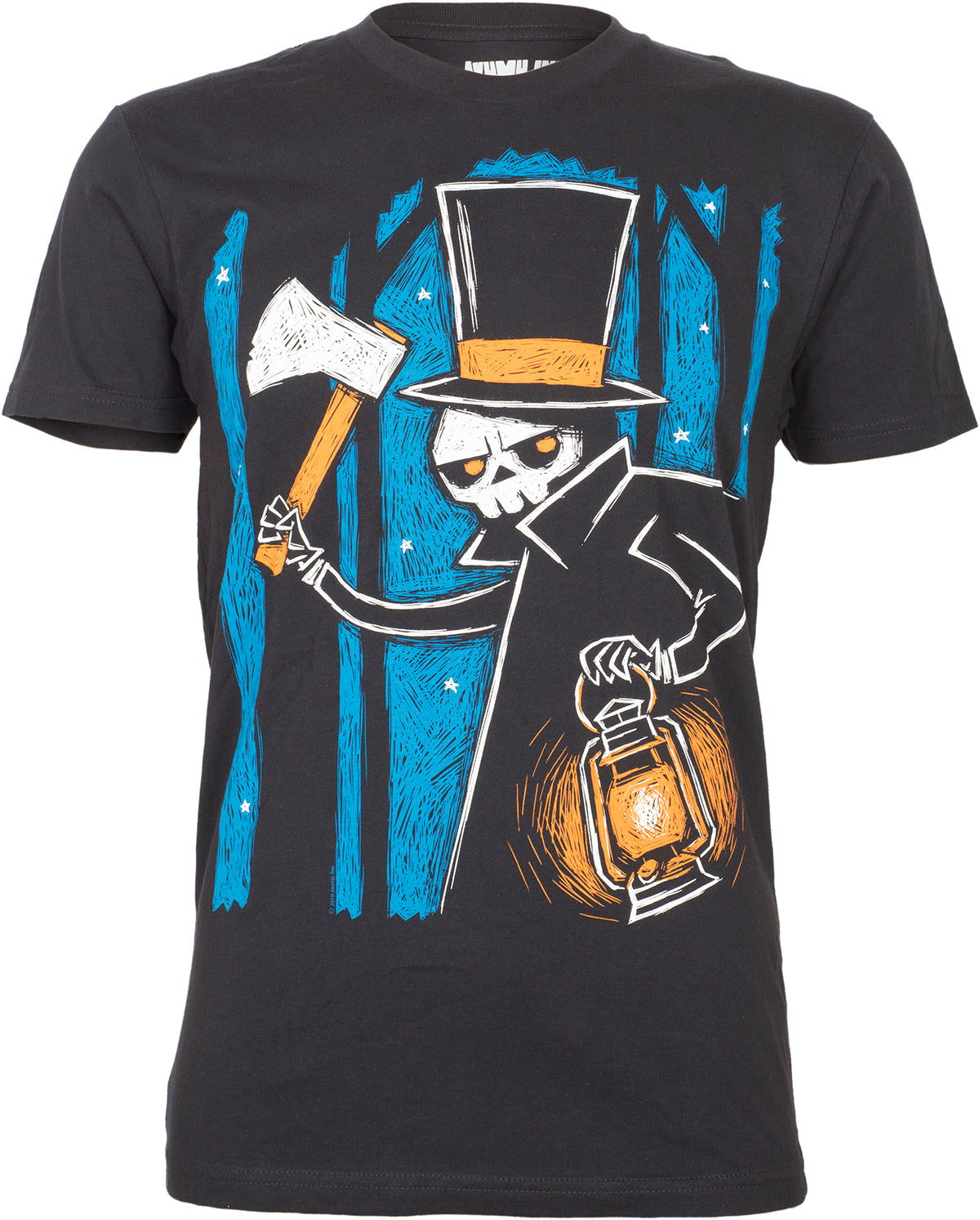 Akumu_Ink_NIGHT_GUARD_Creepy_Nachtwaechter_Skull_HERREN_Men_T-SHIRT-1lv2kNOJwcGD5B