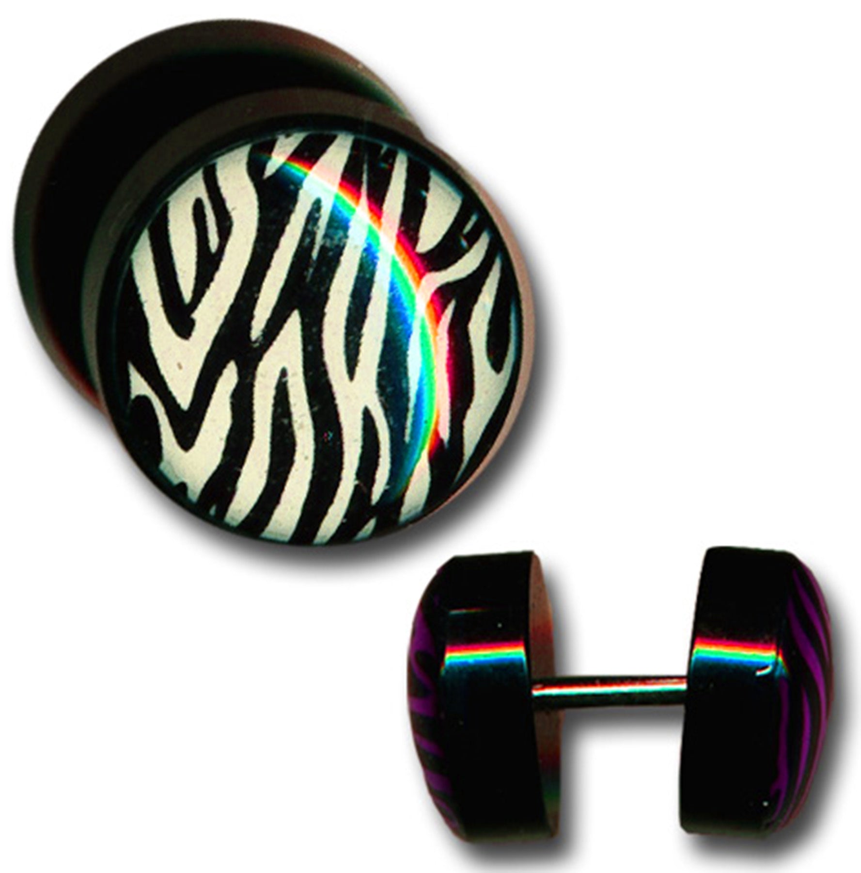 Animal_Print_ZEBRA_Retro_Fake_Plug_-_1_Stueck_-_Beige