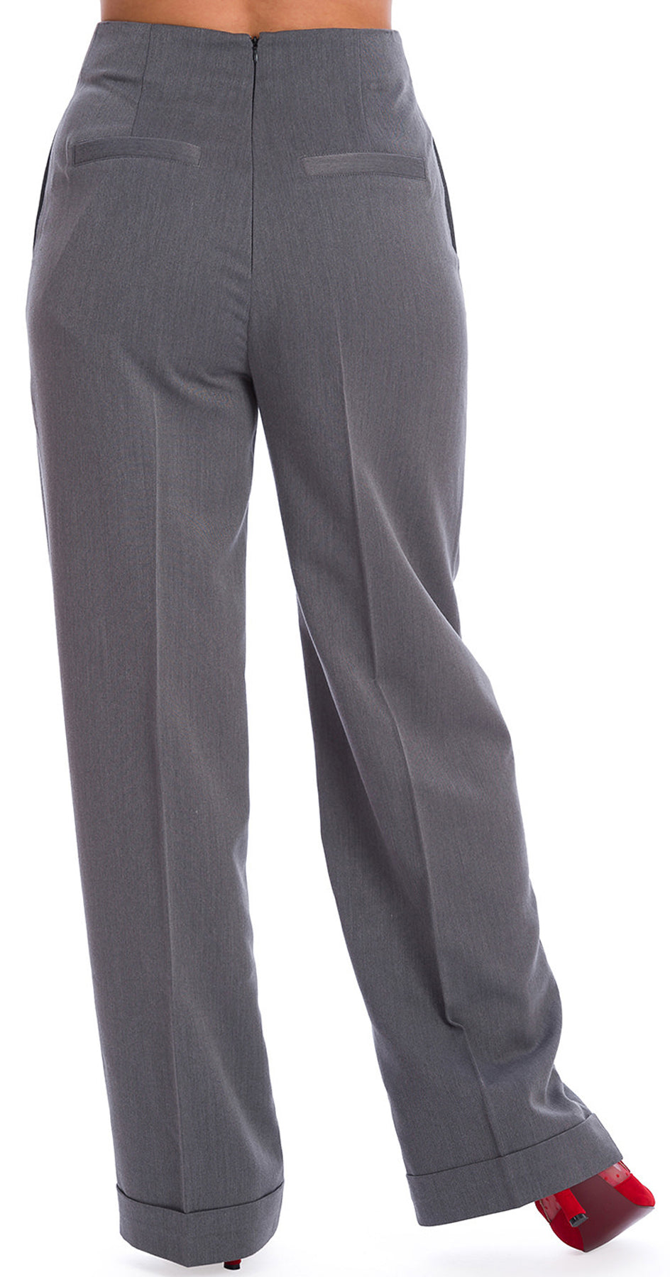 Banned_ADVENTURES_AHEAD_High_Waist_MARLENE_HOSE_Trousers_Plus_Size_Grau_killer_kirsche_3