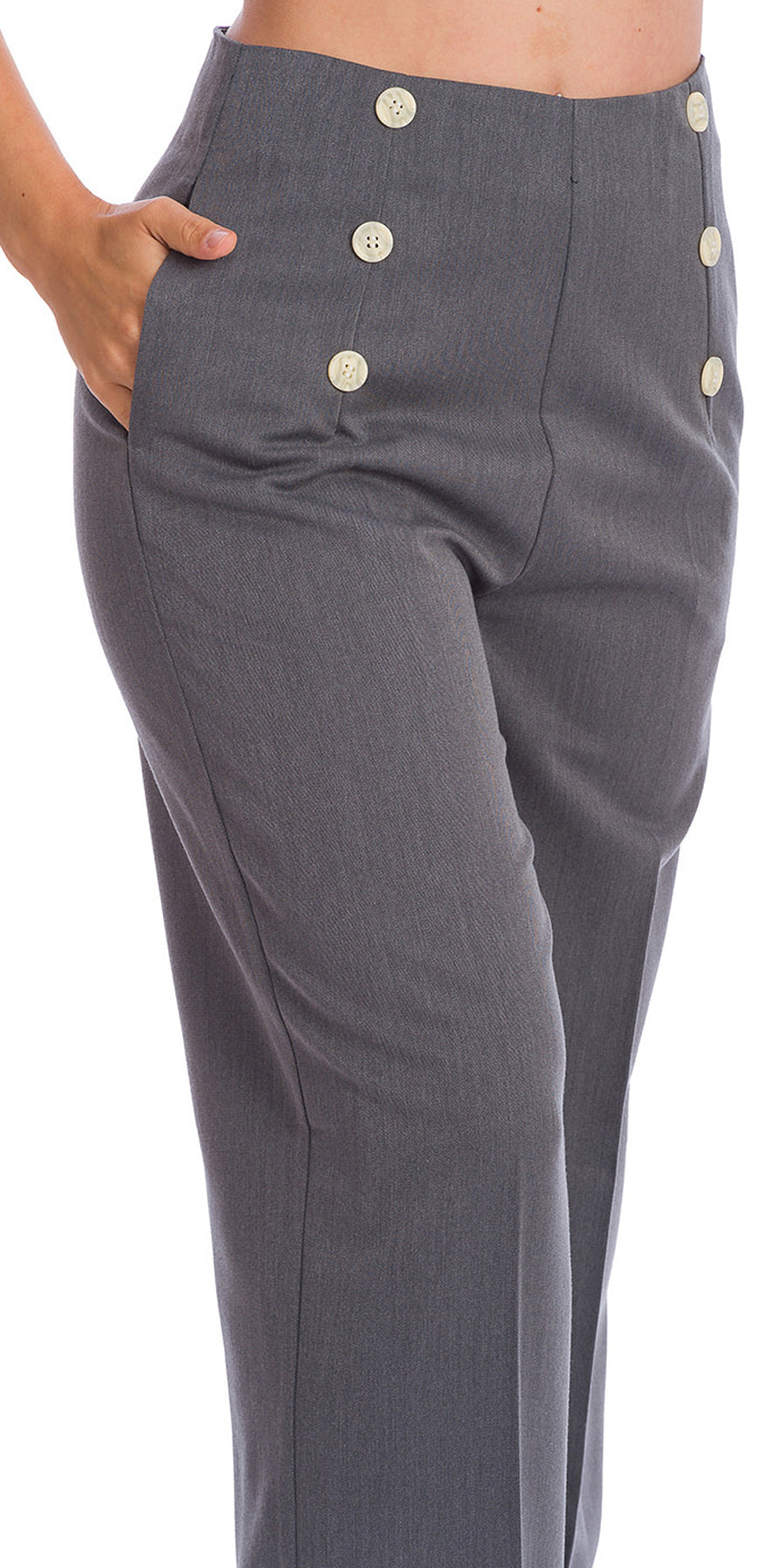 Banned_ADVENTURES_AHEAD_High_Waist_MARLENE_HOSE_Trousers_Plus_Size_Grau_killer_kirsche_5