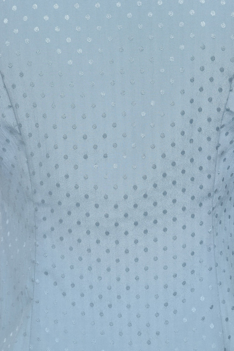 Banned_AFTERNOON_TEA_SPOT_50s_PUNKTE_Polka_Dot_V-Neck_BLUSE_Oberteil_Blau_killer_kirsche_4