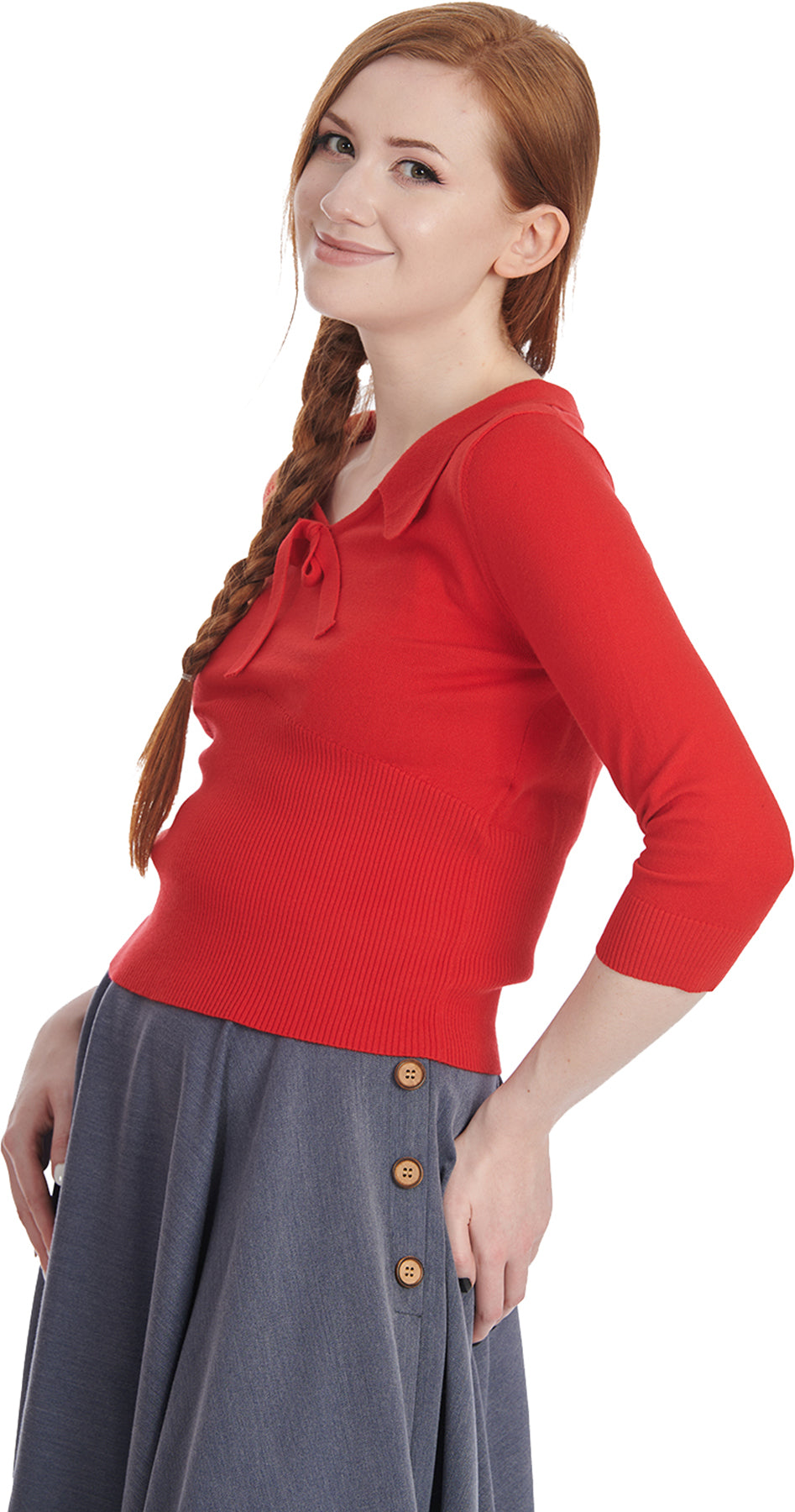 Banned_BLOOM_PLAIN_BOW_Vintage_Pullover_OBERTEIL_-_Rot_killer_kirsche_3mpHRs4FKxBxsf