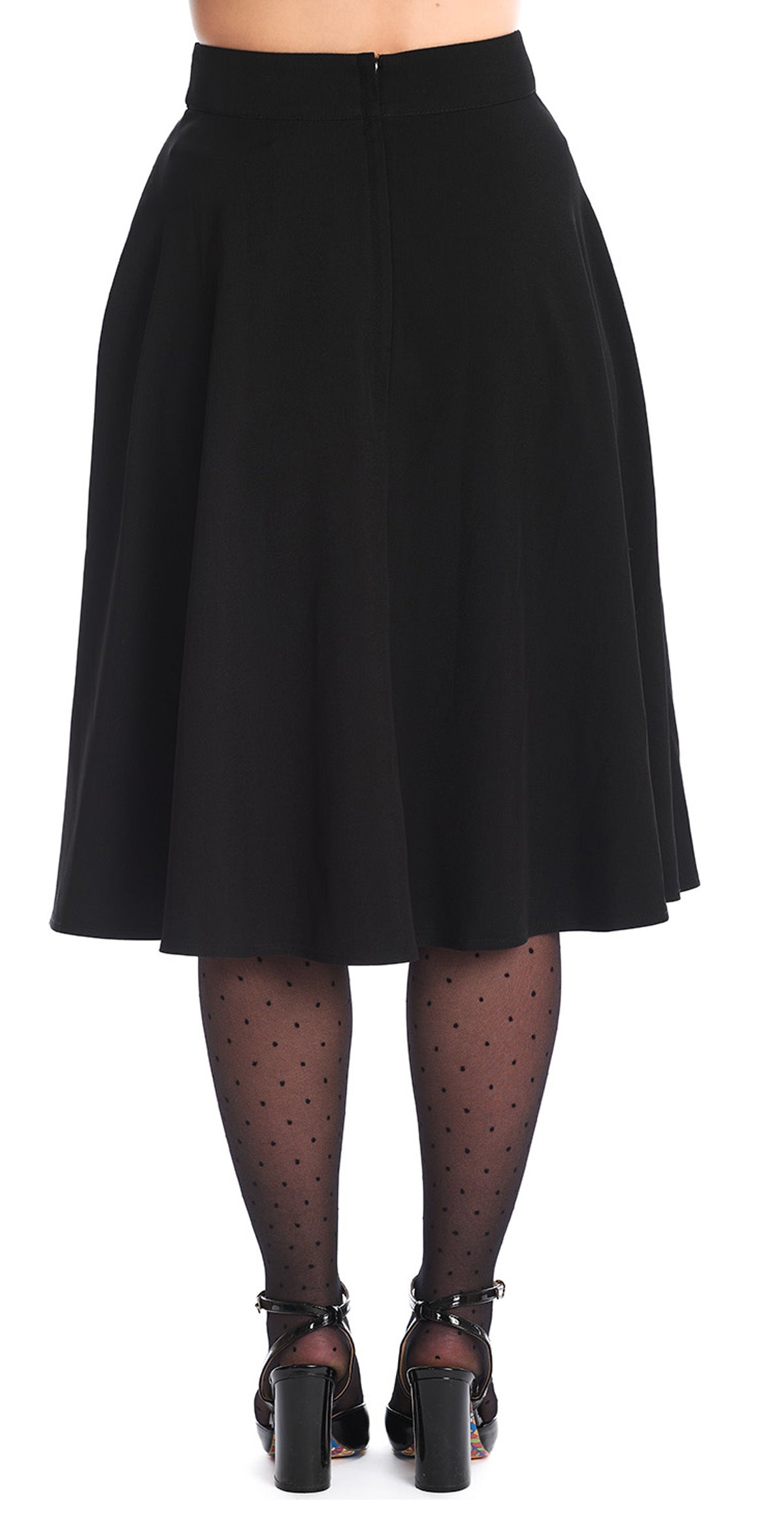 Banned_BOOK_CLUB_Vintage_Classic_Buttoned_Tellerrock_SWING_SKIRT_Schwarz-4