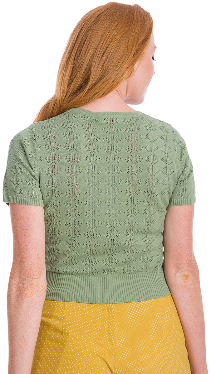 Banned_BOW_KNIT_TOP_Vintage_LOCHMUSTER_V-Neck_Pullover_Shirt_OBERTEIL_Gruen_killer_kirsche_3