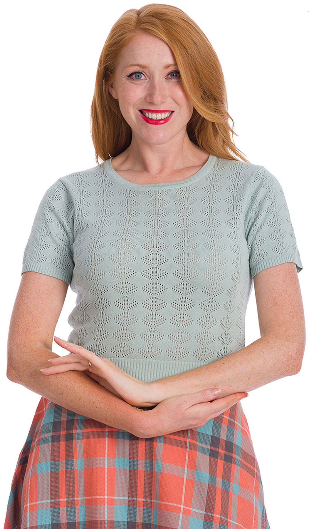 Banned_BOW_KNIT_TOP_Vintage_LOCHMUSTER_V-Neck_Pullover_Shirt_OBERTEIL_Mint_killer_kirsche_1_-1
