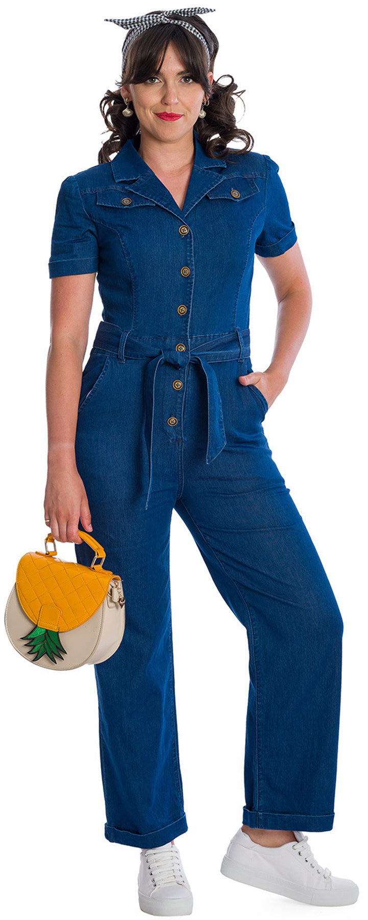 Banned_CADILLAC_QUEEN_Denim_Jeans_Worker_BOILERSUIT_Jumpsuit_OVERALL_Plus_Size_killer_kirsche_5