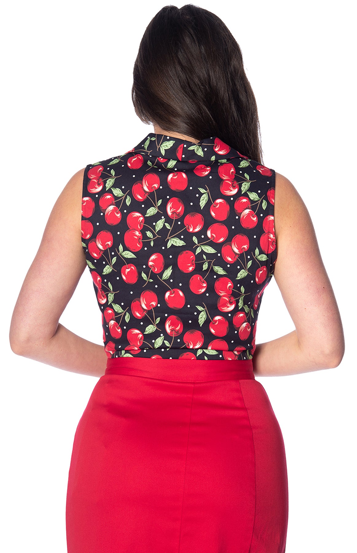 Banned_CHERRY_SODA_50s_KIRSCHEN_Polka_Dot_Buttoned_V-Neck_TIE_SHIRT_Bluse_killer_kirsche_29BXzv4Lqu6ni9