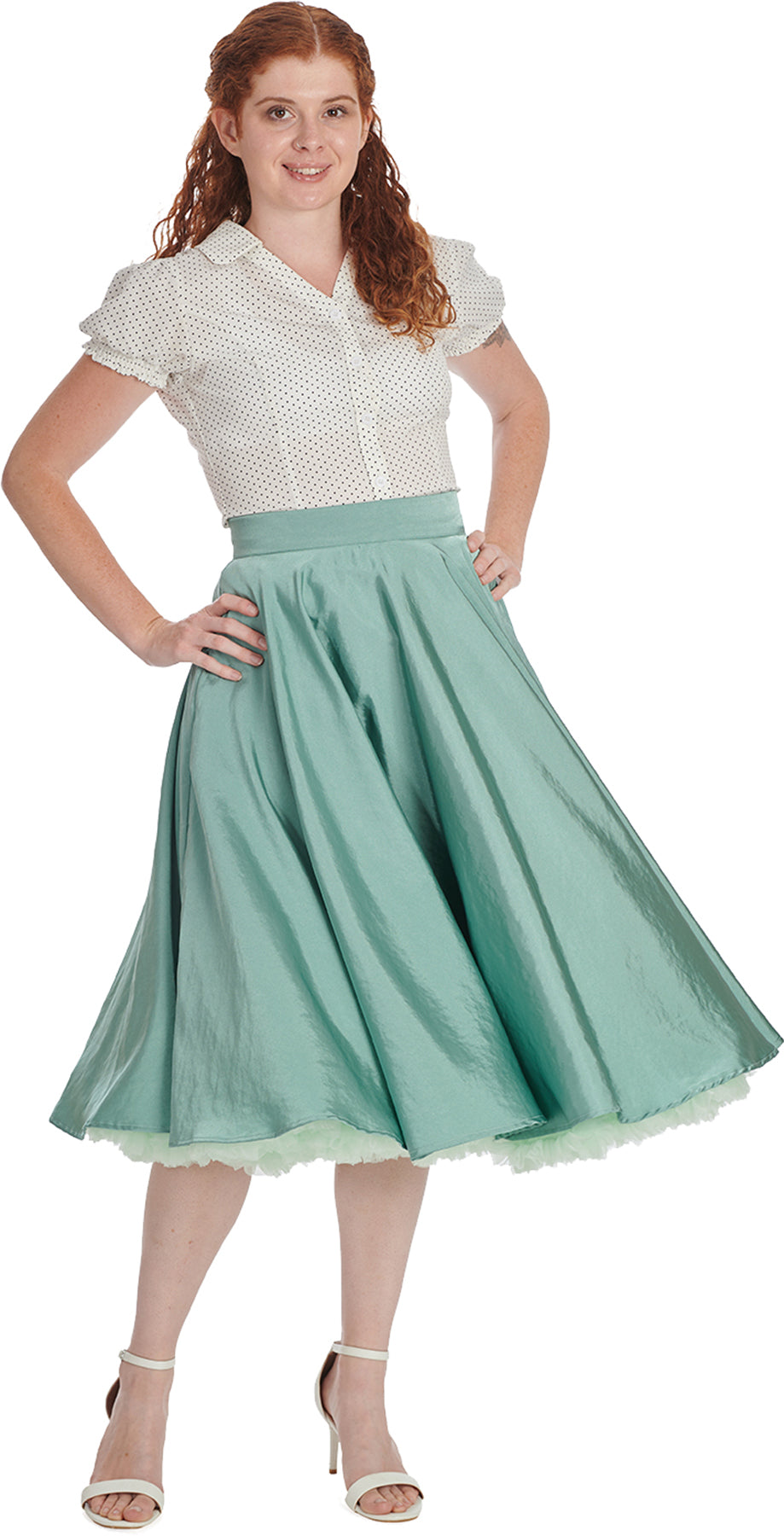 Banned_DOLLY_POLKA_DOT_Vintage_PUNKTE_Kurzarm_BLUSE_Oberteil_killer_kirsche_2