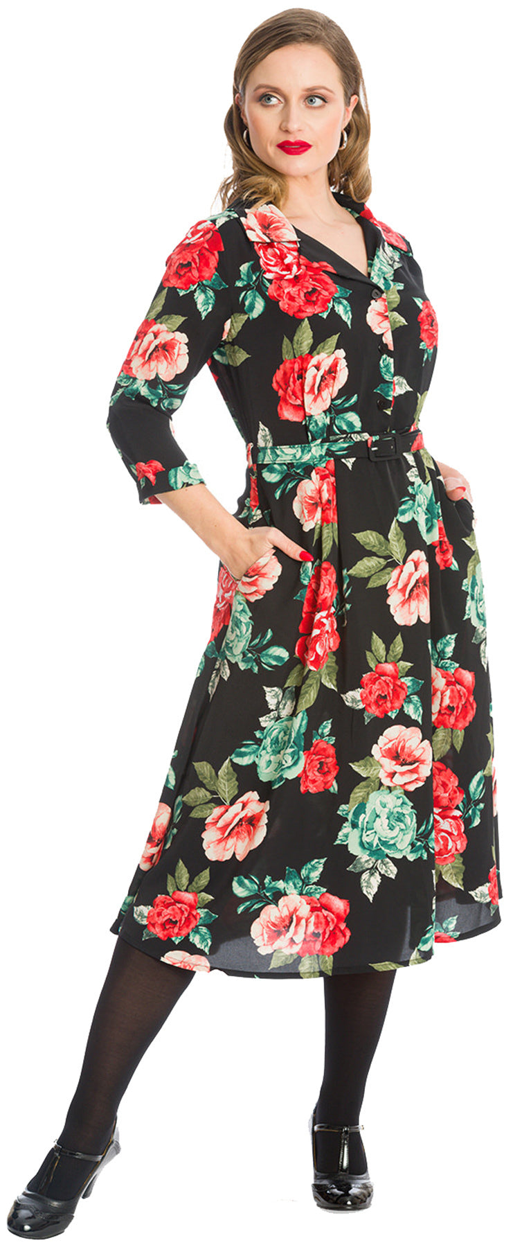 Banned_FEVENING_ROSE_Rosen_Langarm_50s_A-Linie_SWING_DRESS_Kleid_killer_kirsche_1OIpNJw0s7szbe