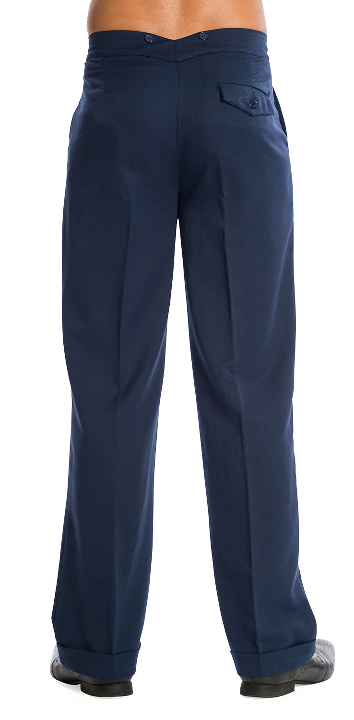 Banned_GET_IN_LINE_Spitzbundhose_HOCHBUND_Retro_TROUSERS_Hose_Navy-3