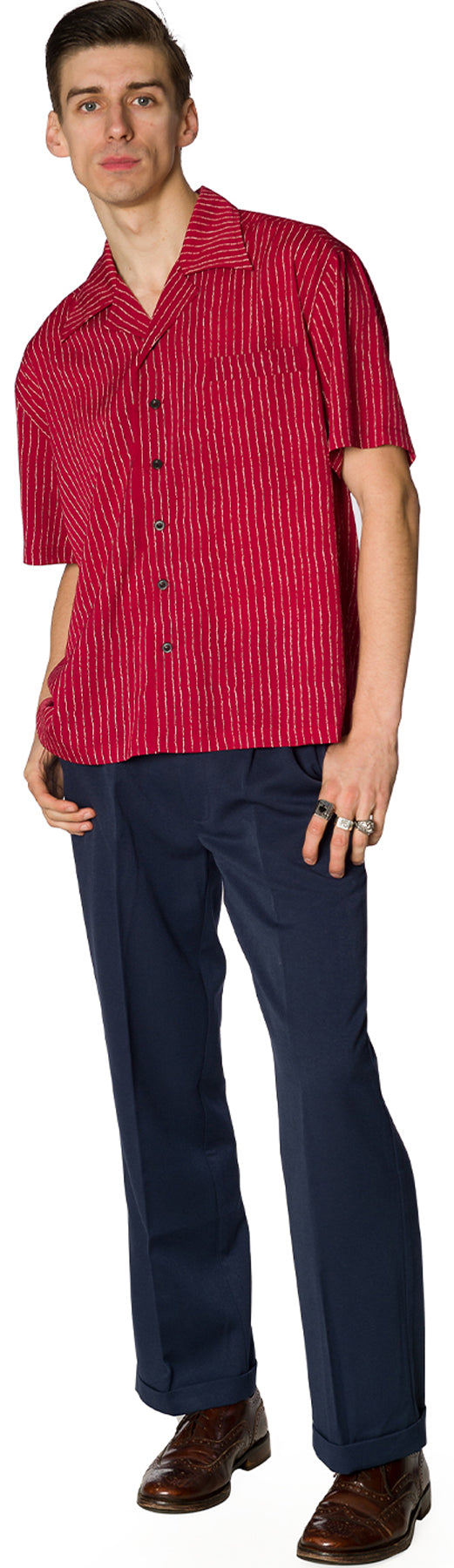 Banned_GET_IN_LINE_Spitzbundhose_HOCHBUND_Retro_TROUSERS_Hose_Navy_killer_kirscheo4it51Di4nQqR