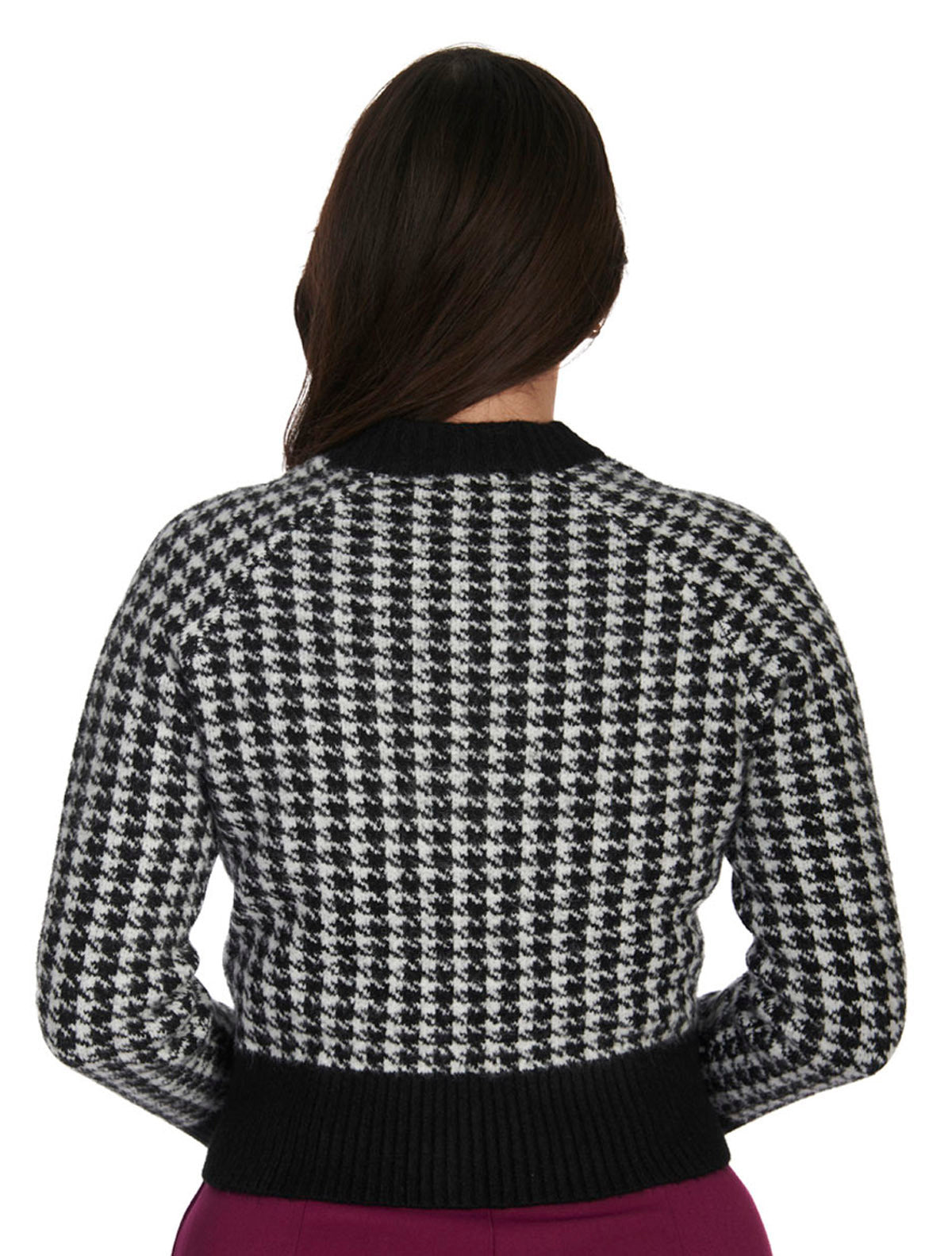 Banned_HATTIE_DOGTOOTH_Vintage_PEPITA_Hahnentritt_Retro_CARDIGAN_Strickjacke-3