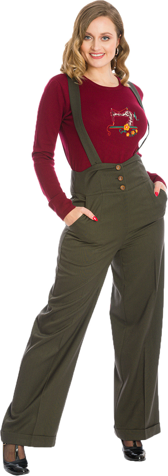 Banned_HER_FAVOURITES_Suspenders_High_Waist_MARLENE_Hose_Trousers_Olivgruen_Killer_Kirsche-1Qn4chTkVcJf6L