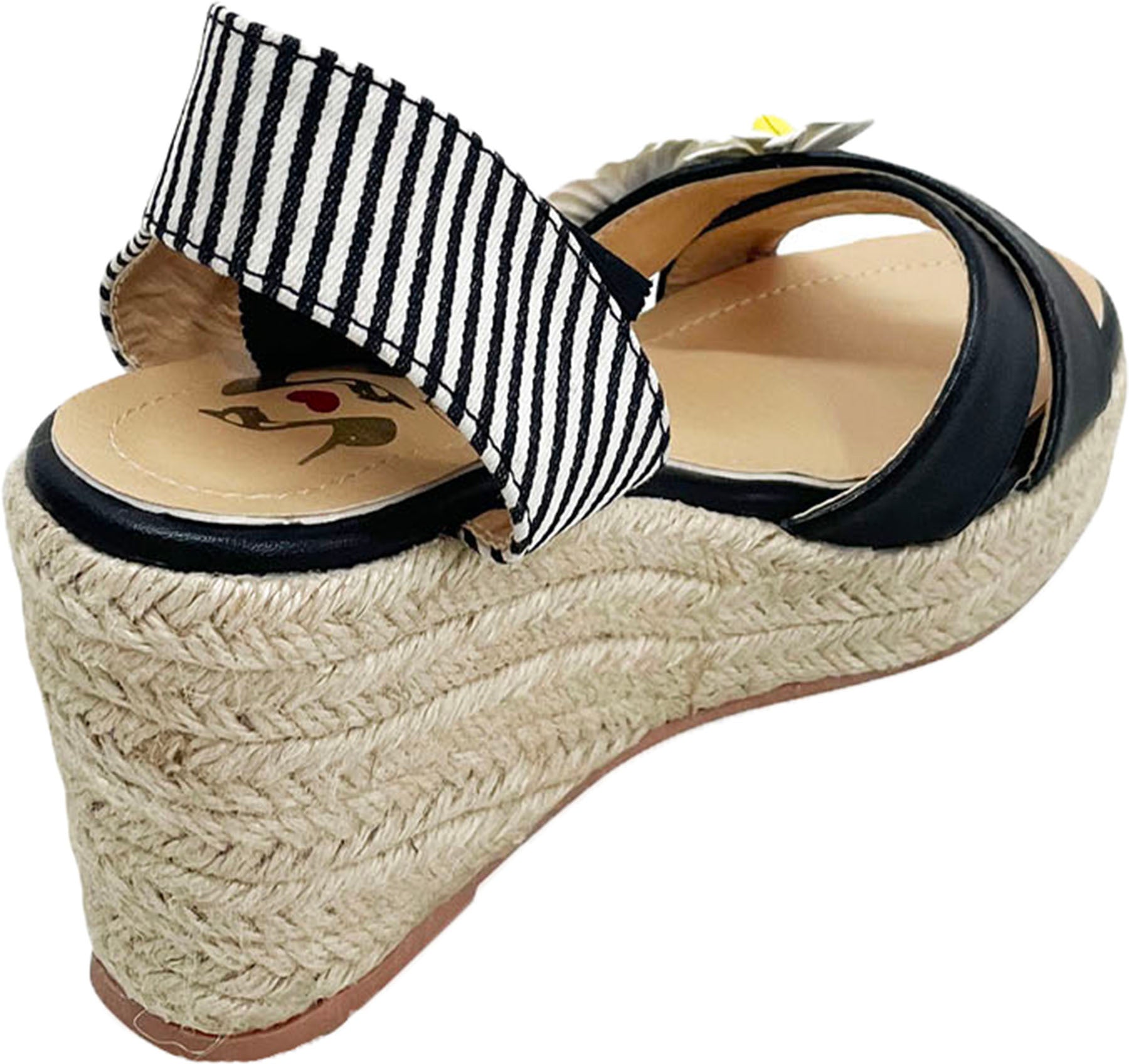 Banned_LADY_DAISY_Retro_FLOWER_Stripes_Riemchen_Sandalen_WEDGES_-_Schwarz_Killer_Kirsche-3
