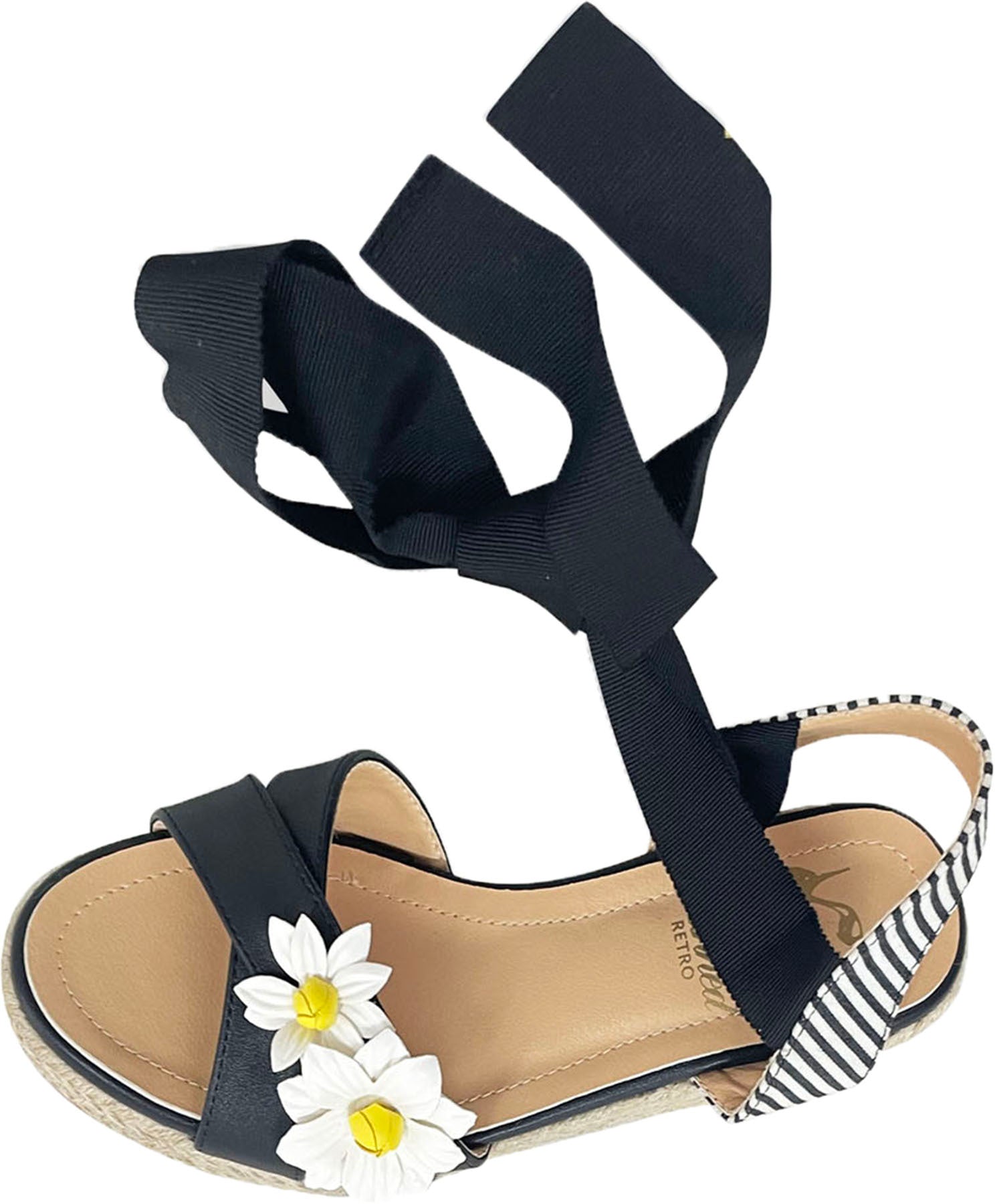 Banned_LADY_DAISY_Retro_FLOWER_Stripes_Riemchen_Sandalen_WEDGES_-_Schwarz_Killer_Kirsche-4