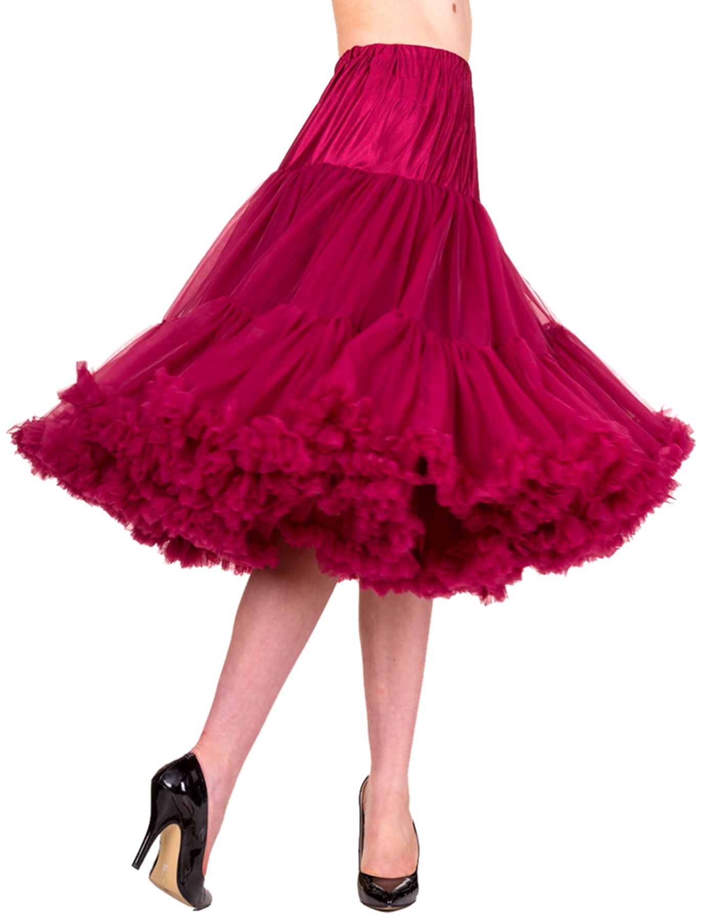 Banned_LIFEFORMS_50s_Retro_26inch_RUFFLE_Unterrock_PETTICOAT_-_Burgundy_killer_kirsche