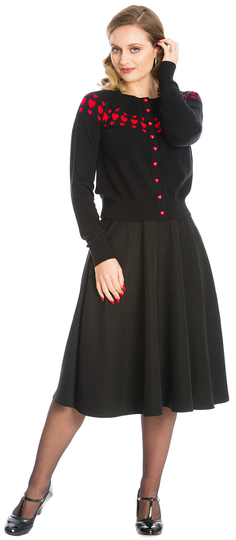 Banned_LOVE_WINS_Hearts_HERZEN_Langarm_Rundhals_50s_CARDIGAN_Strickjacke_killer_kirsche_2