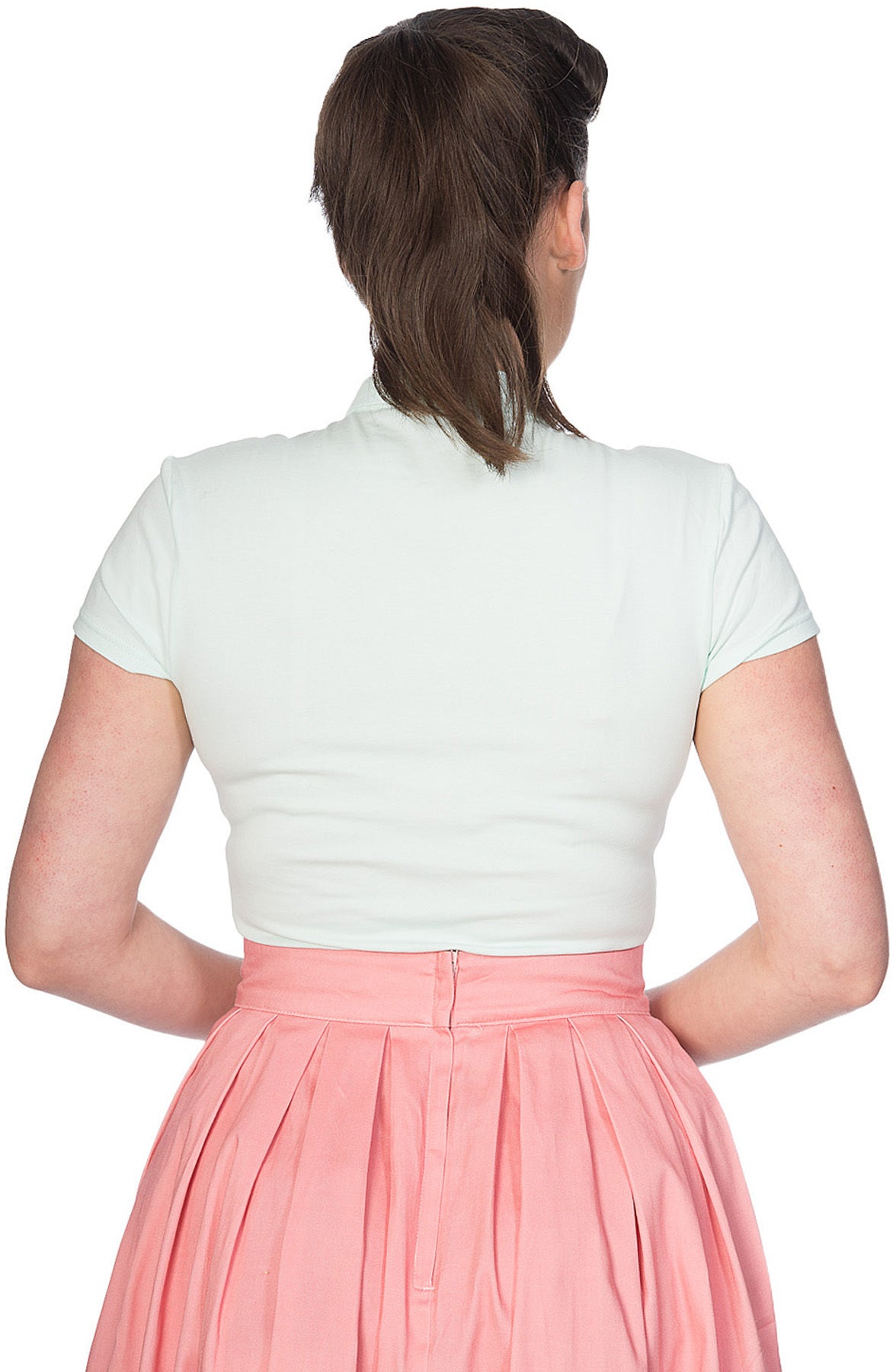 Banned_MANDARIN_COLLAR_Retro_PLAIN_Peephole_Kurzarm_SHIRT_Oberteil_Mint_killer_kirsche_4
