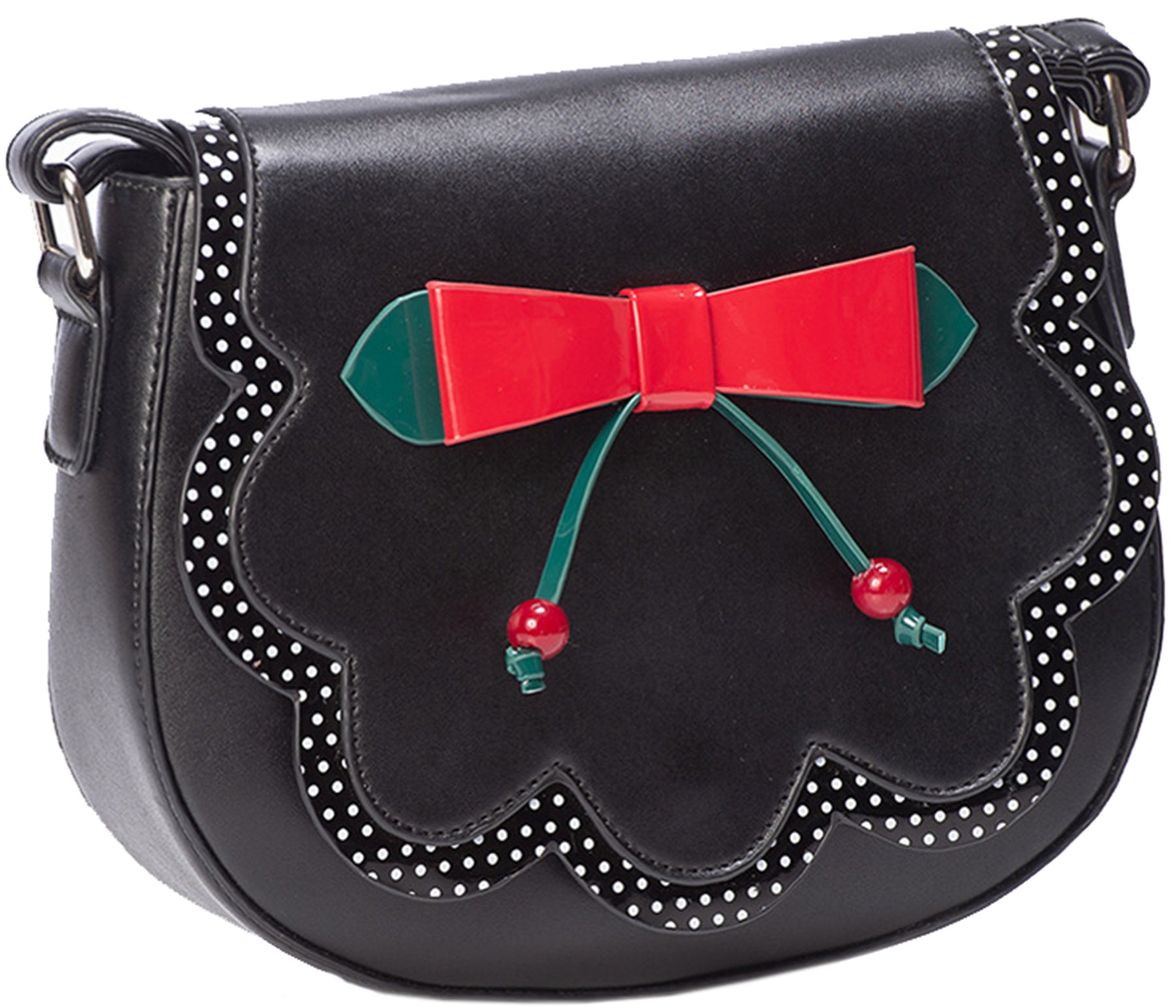 Banned_MARILOU_50s_Polka_dot_Punkte_Schleife_TASCHE_Handbag_killer_kirsche_3