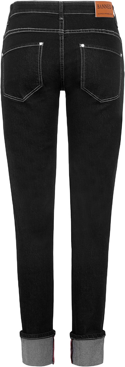 Banned_ORIGINAL_DENIM_Vintage_JEANS_HOSE_Retro_Trousers_Schwarz-2