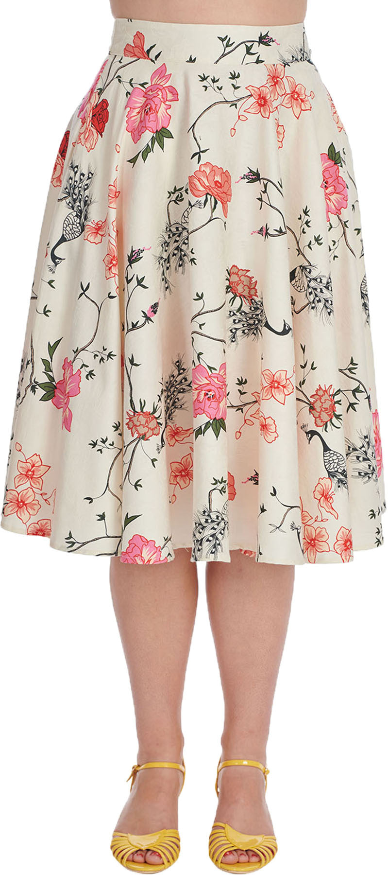 Banned_PEACOCK_ROSE_Floral_PFAU_High_Waist_50s_SWING_SKIRT_Tellerrock_Plus_Size_Killer_Kirsche-1