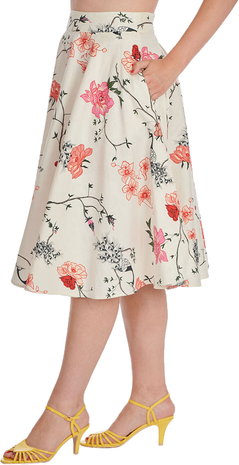 Banned_PEACOCK_ROSE_Floral_PFAU_High_Waist_50s_SWING_SKIRT_Tellerrock_Plus_Size_Killer_Kirsche-3