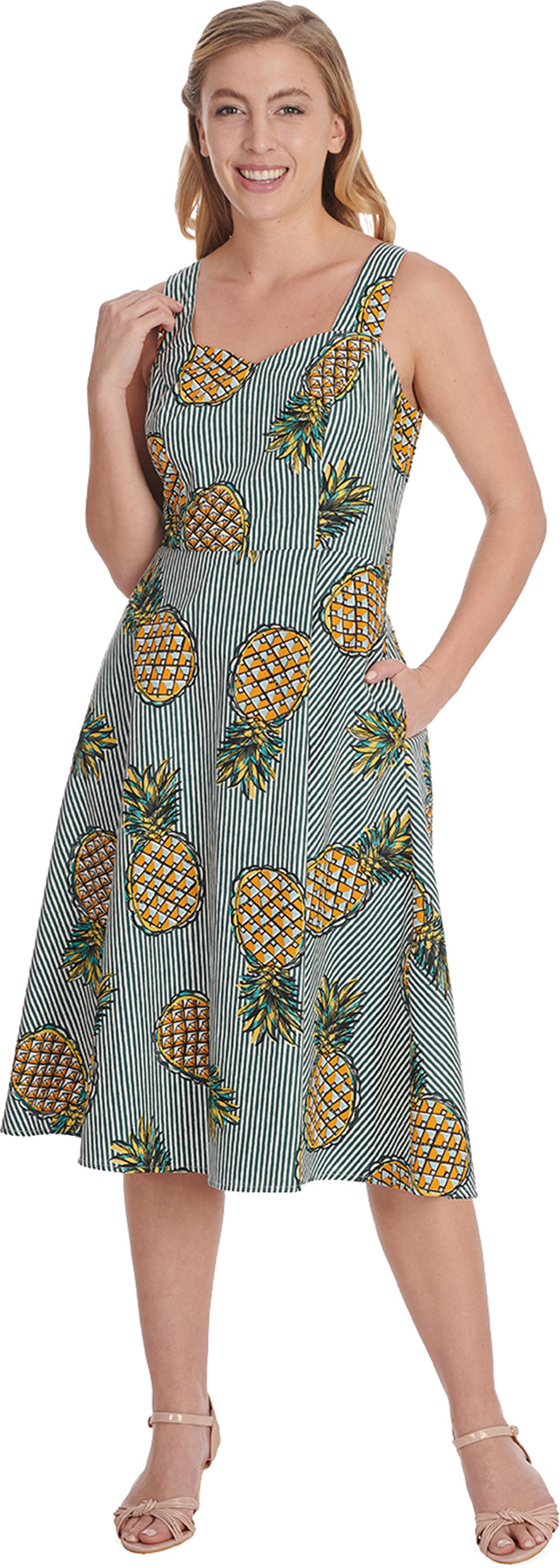 Banned_PINEAPPLE_AND_STRIPES_Vintage_TIKI_Ananas_Steifen_TRaeGER_50s_SWING_DRESS_Kleid_killer_kirsche_2Q0NnFI4PsyFpk