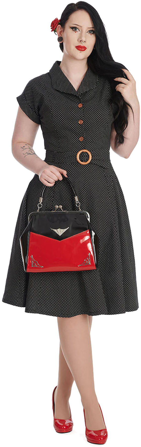 Banned_POLKA_DOT_DANCE_Vintage_PUNKTE_50s_Kurzarm_SWING_DRESS_Hemdkleid_killer_kirsche_31Zqpxkm1TRN6v