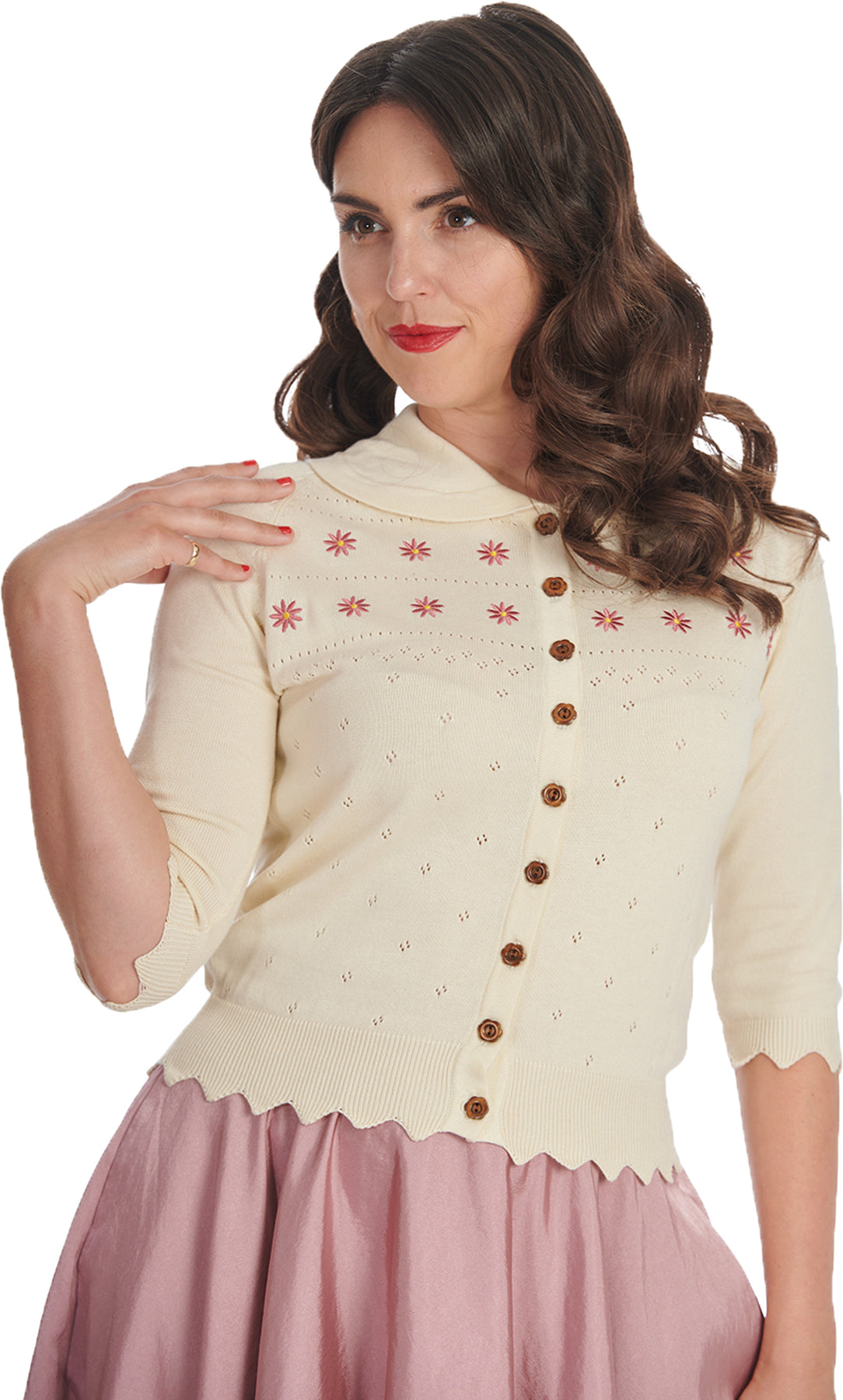 Banned_ROSE_AJOUR_Blumen_STICKEREI_Lochmuster_Halbarm_CARDIGAN_Strickjacke_Killer_Kirsche-12mxvgwbcIdpPo