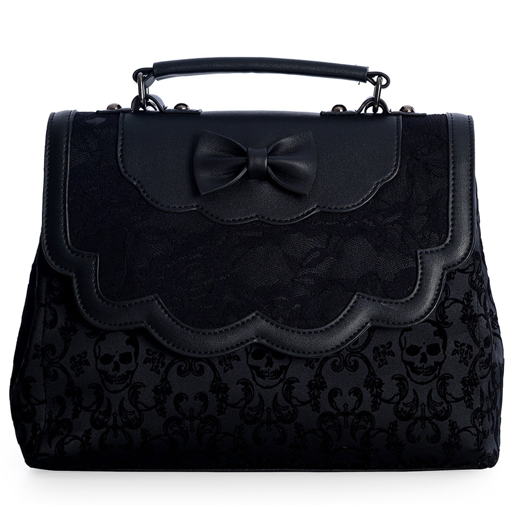 Banned_SCARLET_ILLUSION_Skull_Totenkopf_Ornament_Bow_Messenger_Bag_Handtasche_-_Schwarz-1