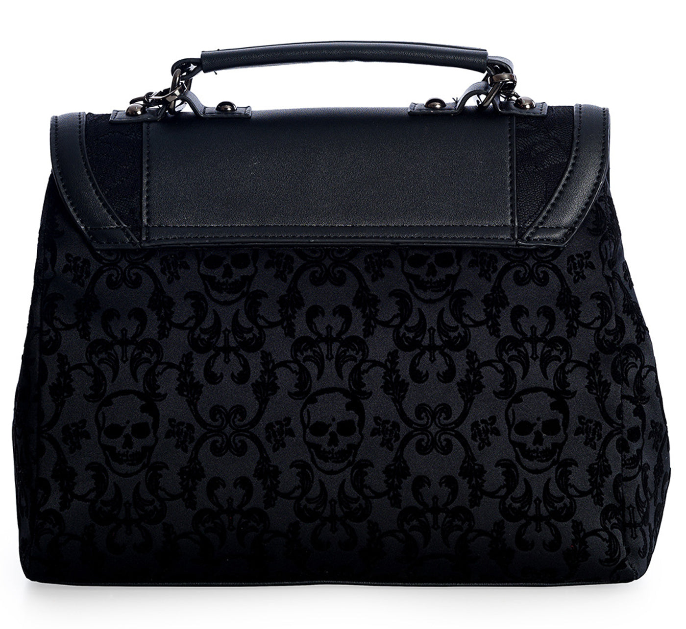 Banned_SCARLET_ILLUSION_Skull_Totenkopf_Ornament_Bow_Messenger_Bag_Handtasche_-_Schwarz-3