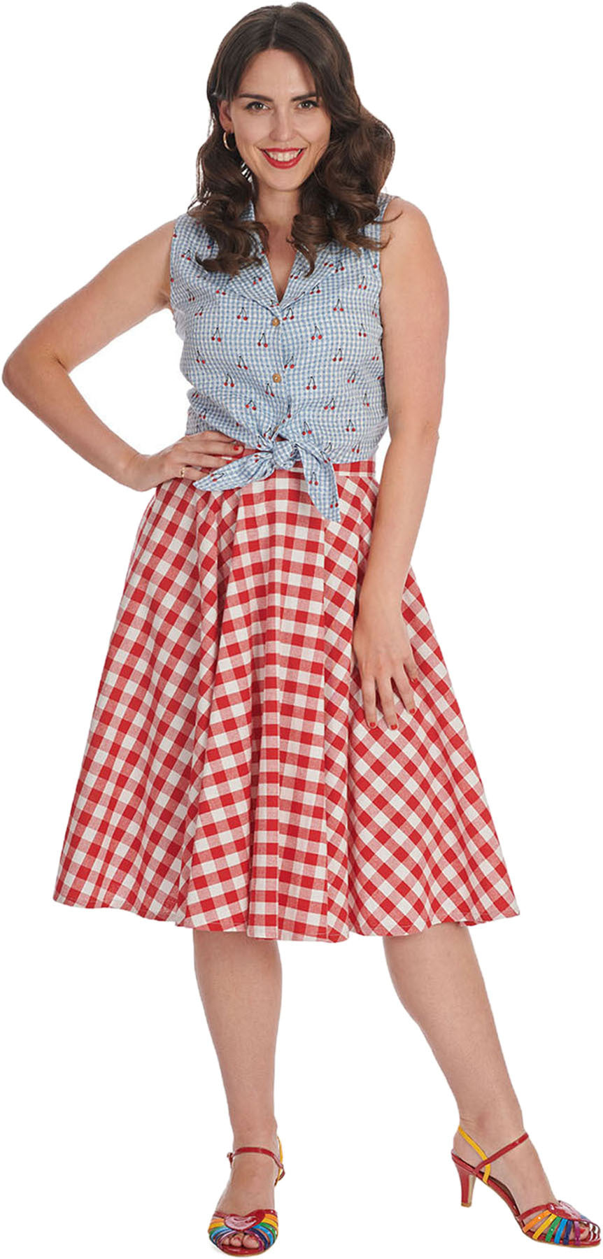 Banned_SEA_BLUE_Vintage_HIGH_WAIST_Gingham_Check_SWING_SKIRT_Tellerrock_Killer_Kirsche-2Dd7Q1gNFFKAeK