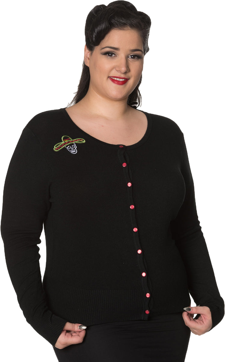Banned_STEAL_MY_SUNSHINE_Mexican_Folklore_Skeleton_STRICKJACKE_Cardigan-2