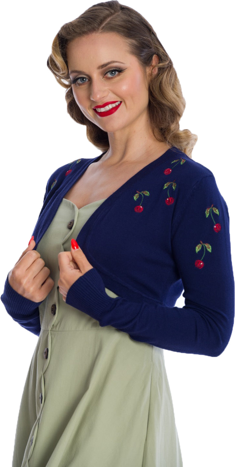 Banned_SUMMER_BERRY_50s_CHERRY_Kirschen_Langarm_BOLERO_Strickjacke_Navy_Killer_Kirsche-2JYgDthJFh3wqv