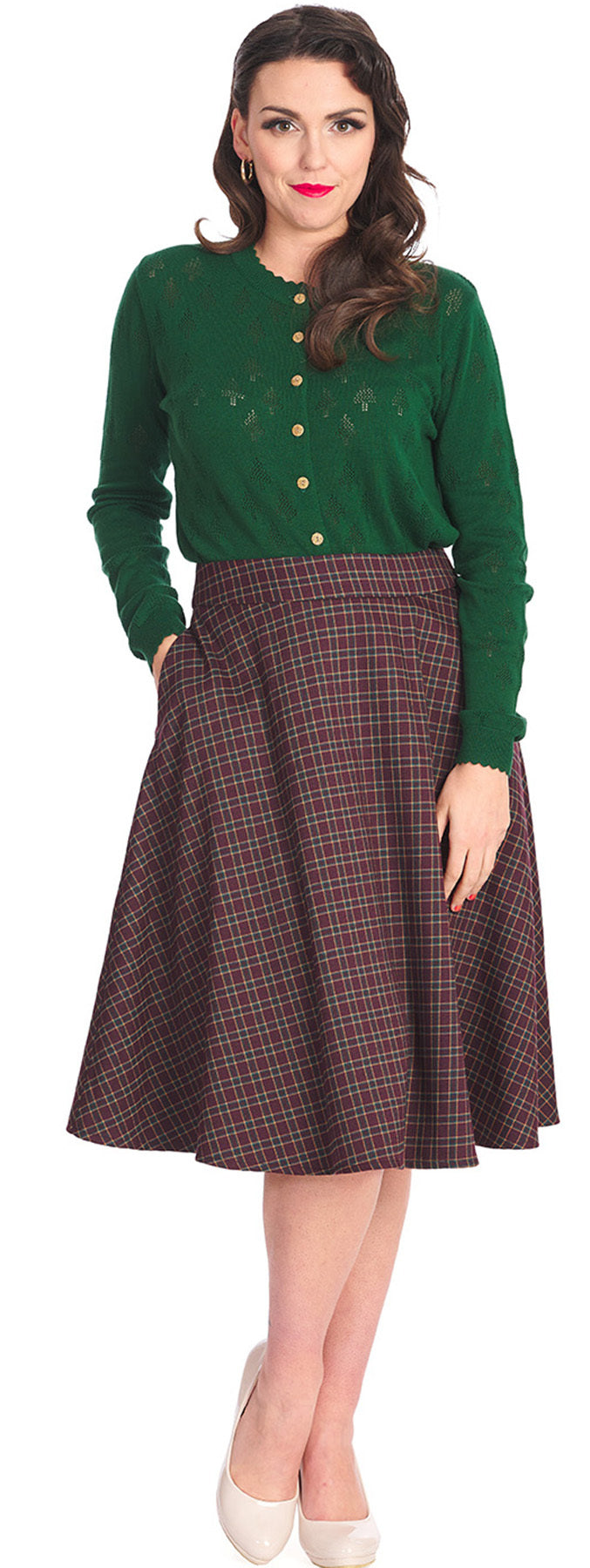Banned_SWEET_JANE_Vintage_KARO_Tartan_Tellerrock_SWING_SKIRT__killer_kirsche_2