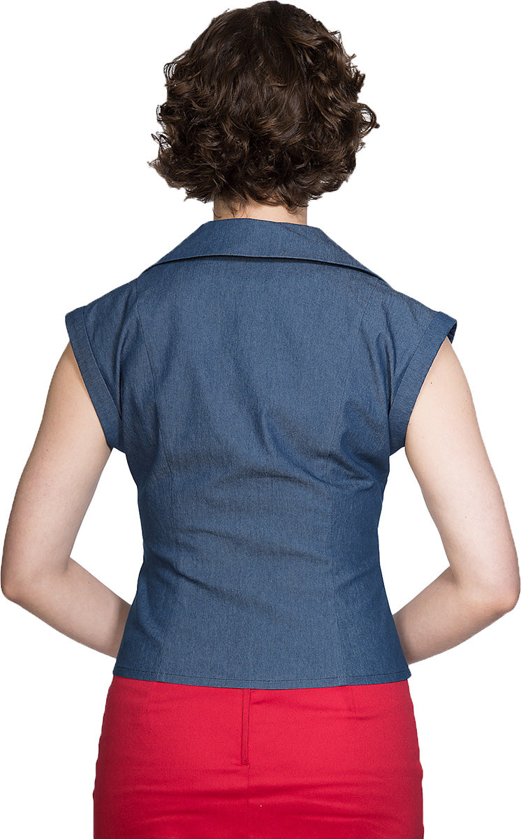 Banned_SWEET_SAIL_Vintage_ANKER_Buttoned_DENIM_V-Neck_BLUSE_Oberteil-2Ix4J1u9SrtjaQ