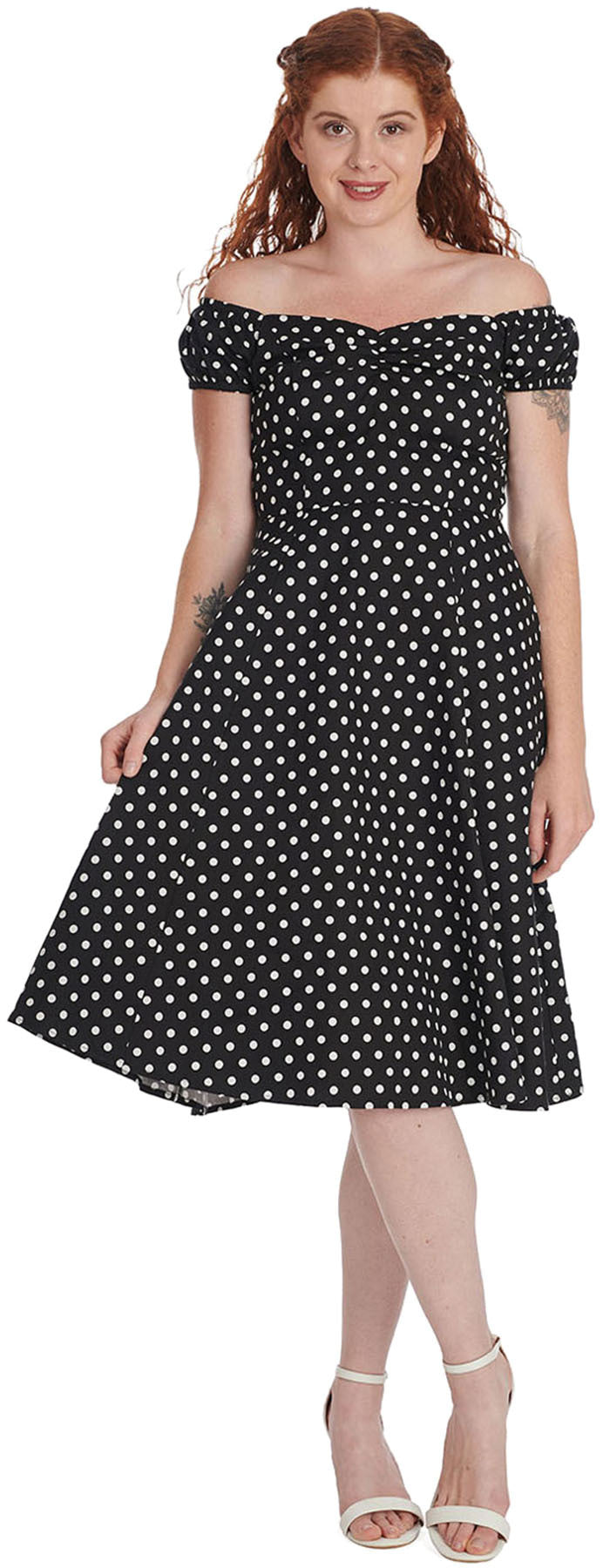 Banned_SWEET_SPOT_Punkte_Polka_DOT_Kurzarm_50s_SWING_DRESS_Kleid_killer_kirsche_1d1qGlRAZpKvoS