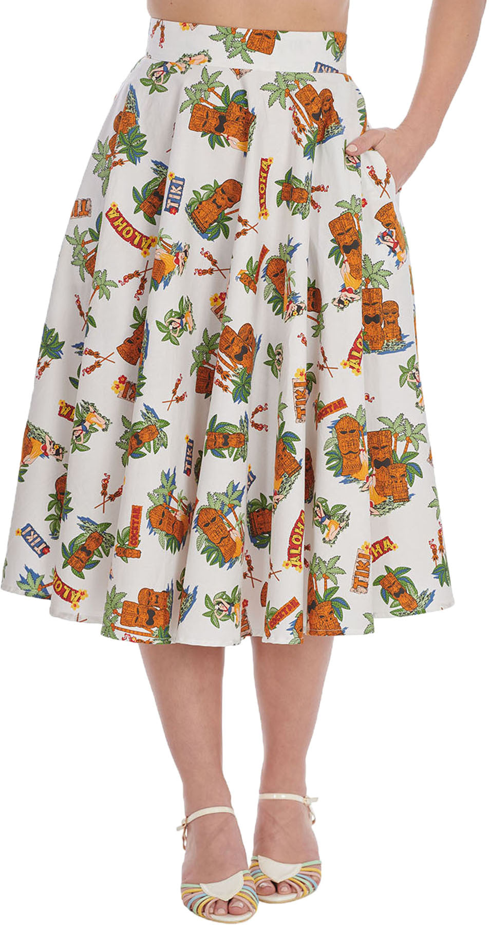 Banned_TIKI_CLUB_Tropical_HULA_GIRL_High_Waist_50s_SWING_SKIRT_Tellerrock_Killer_Kirsche-1