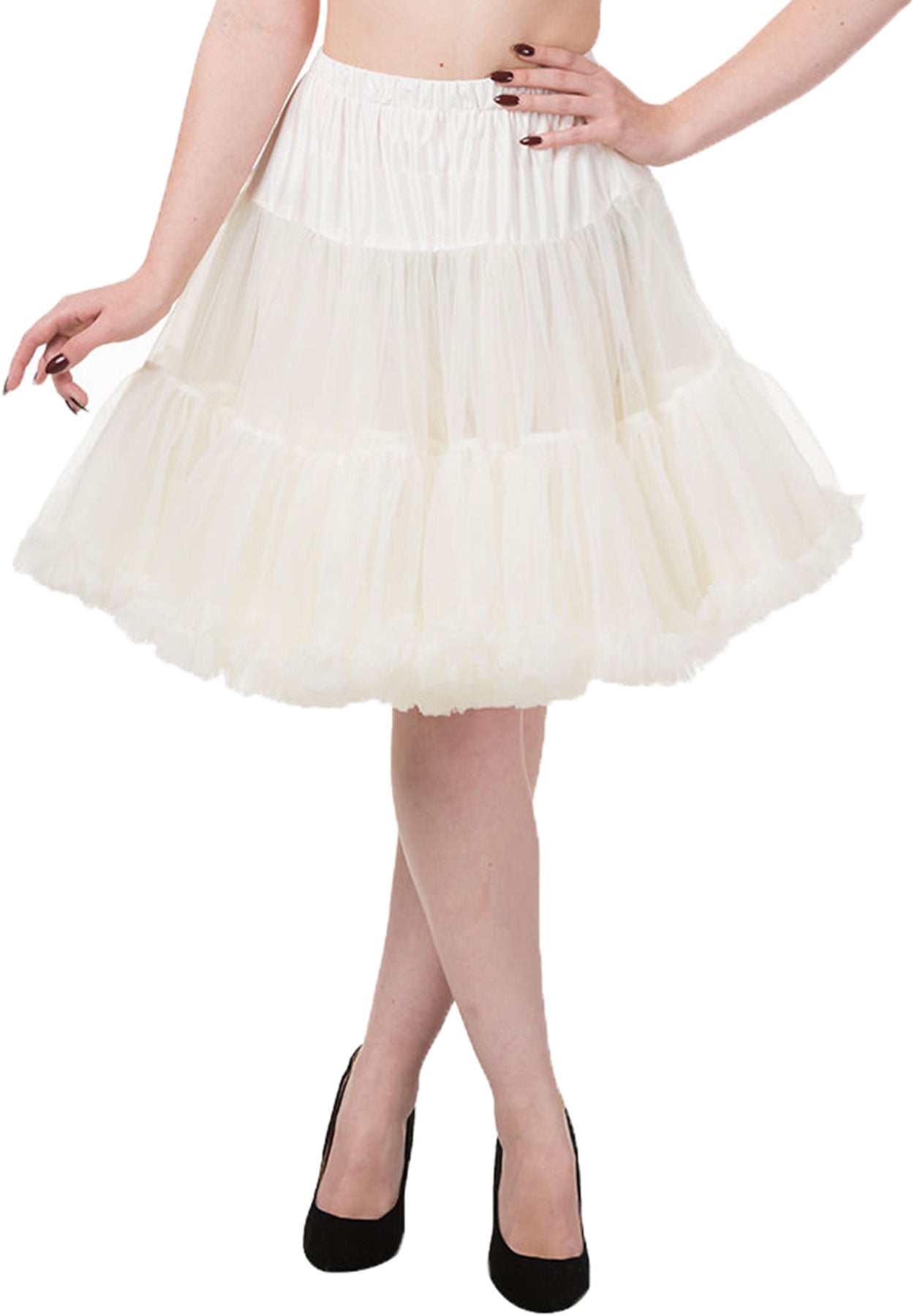 Banned_WALKABOUT_50s_Retro_20inch_SOFT_SWING_Unterrock_PETTICOAT_Ivory_killer_kirsche